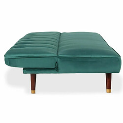 Acheter Paris Prix Canapé Convertible en Velours Seattle 180cm Vert