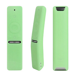 Wewoo Coque de protection en silicone pour télécommande Samsung Smart TV version vocale UA55KU6300J / 6880J UA49KS7300 vert clair