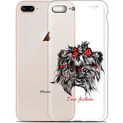 Caseink Coque arrière Apple iPhone 7/8 Plus (4.7 ) Gel HD [ Nouvelle Collection - Souple - Antichoc - Imprimé en France] Fashion Dog