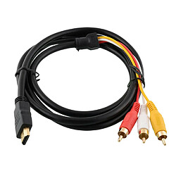 Câble HDMI vers 3 RCA mâle