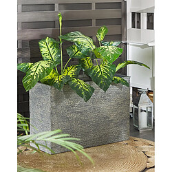 Beliani Cache-pot gris 34 x 80 x 56 cm EDESSA