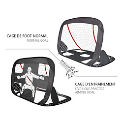 Avis 1001jouets Cage de foot pliable 2 en 1 Newbie 120 x 90 cm.