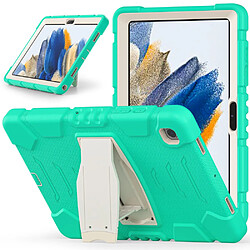 Coque en silicone antichoc, anti-rayures avec béquille Vert menthe pour votre Samsung Galaxy Tab A8 10.5 (2021) X200/205