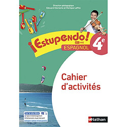 Estupendo ! espagnol 4e, A1+-A2 : cahier d'activités : nouveaux programmes