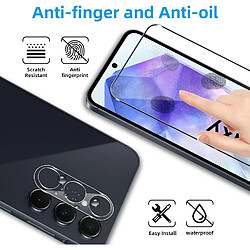 Avis Coque Silicone Transparente + Verres Trempes et Protections Camera Arriere Transparent X2 Pour Samsung Galaxy A55 Little Boutik©