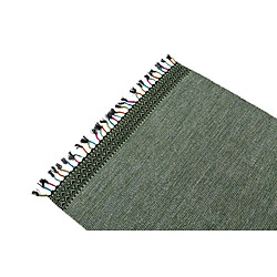 Alter Tapis moderne Dallas, style kilim, 100% coton, vert, 170x110cm