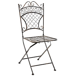 Non Lot de 2 chaises de jardin Adelar