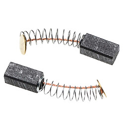 vhbw 2x Balais de charbon pour moteur 12 x 6 x 5mm compatible avec Hitachi DS 12DM, DS 14DAL, DS 14DL, DS 14DMR, DS 18DL outil électrique