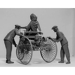 Avis Icm Maquette Voiture Maquette Camion Benz Patent-motorwagen 1886 With Mrs. Benz & Sons