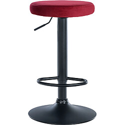 Avis Non Lot de 2 tabourets de bar Ponte velours noir