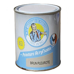 Peinture acrylique - Murs et plafonds - Satin - Brun pleurote - 0.5 L - ONIP