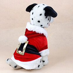 Acheter Wewoo Vêtements de chien de Noël pour les petits chiens Costume Santa Dog hiver manteaux animaux de compagnieTaille L Rouge