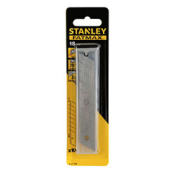 lame de cutter - stanley s3 fatmax 18 mm - distributeur de 10 lames - stanley 2-11-718