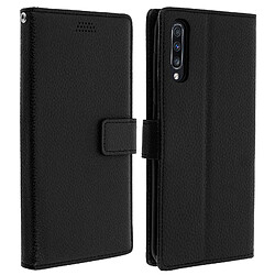 Avizar Housse Samsung Galaxy A70 Etui Protection Fonction Support Porte-carte noir