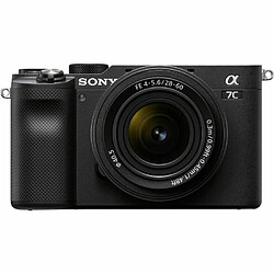 Sony Alpha A7C 28-60mm Noir + Batterie Kingma 2000mAh (Sony NP-FZ100)