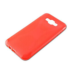 Cadorabo Coque Samsung Galaxy E7 Etui en Rouge