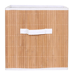 Acheter Mendler 4x boîte de rangement pliable HWC-C21, bambou ~ nature