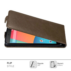 Cadorabo Coque LG Google NEXUS 5 Etui en Marron