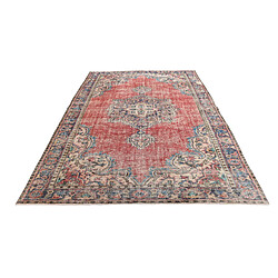 Avis Vidal Tapis de laine 284x196 brun Ultra Vintage