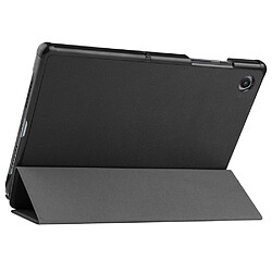 Etui en PU ENKAY antichoc, fonction de veille/réveil automatique avec support noir pour votre Samsung Galaxy Tab A8 10.5 (2021)