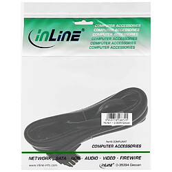 Avis Câble TAE-N, InLine®, brochage complet, TAE-N à RJ12 (6P6C), 1 m