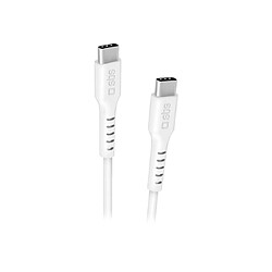 SBS Câble USB-C 1,5m - Blanc