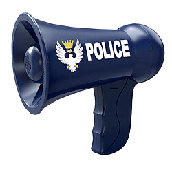 Acheter Kids Pretend Play Firemen Police's Megaphone Siren Sound Handheld Toy Blue