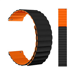 Avis Bracelet MagneticWaveSilicon Phonecare Pour Huawei GT2 - 42mm - Noir/Orange