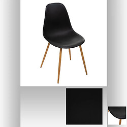 Avis Toilinux Lot de 4 Chaises design scandinave Taho - Noir