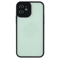 Coque en TPU + acrylique surface brillante, découpe précise noir pour votre iPhone 12 6.1 pouces