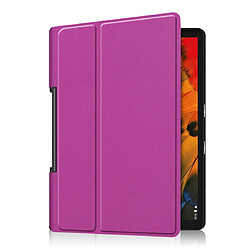 Wewoo Housse Coque Pour Lenovo Yoga Smart Tab Etui à rabat horizontal en cuir texturé avec support pliant à deux Violet pas cher