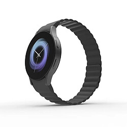 Bracelet en silicone magnétique noir pour votre Samsung Galaxy Watch4 Classic 46mm