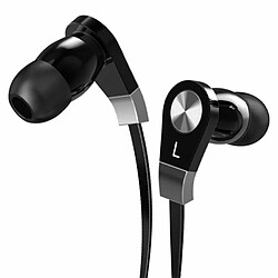 Langsdom Jm02 Écouteurs Intra-Auriculaires À Commande Filaire Hifi Casque De Basse Microphone Intégré Prise 3.5Mm Casque De Jeu Noir pas cher