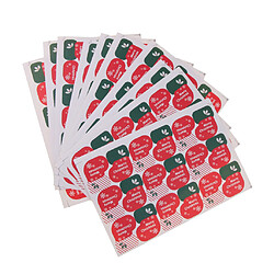 Acheter 10 Feuilles (180pcs) Joyeux Noël Autocollants Papier Motif Chaussettes de Noël Stickers Étiquettes pour Noël Carte Cadeau Pâtisserie