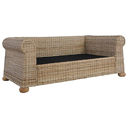 Avis Maison Chic Ensemble de canapés 2 pcs avec coussins, Canapé droit Sofa pour Salon Rotin naturel -GKD815362