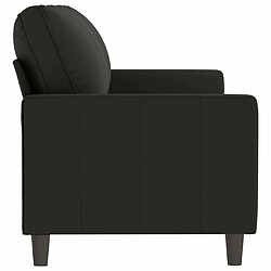 Acheter Maison Chic Canapé à 3 places,Canapé droit,Sofa de Salon,Banquette Noir 180 cm Velours -GKD458695