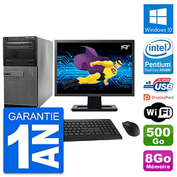 PC Tour Dell 3020 Ecran 19" Intel G3220 RAM 8Go Disque 500Go Windows 10 Wifi - Occasion