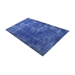 Vidal Tapis de laine 175x99 Bleu Ultra Vintage