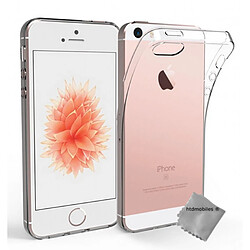 Htdmobiles Coque silicone gel fine pour Apple iPhone 6 + verre trempe - TPU TRANSPARENT