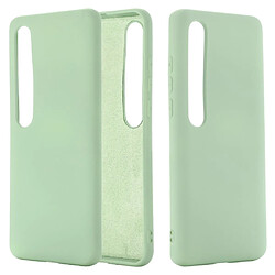 Coque en silicone liquide unique vert pour votre Xiaomi Mi 10/Mi 10 Pro