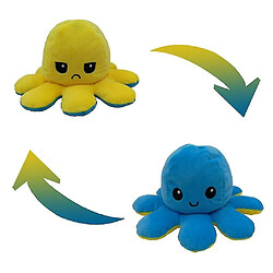 Universal Poupée Octopus réversible - jouet en peluche à double face