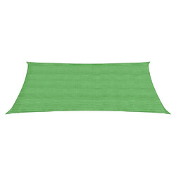 vidaXL Voile d'ombrage 160 g/m² Vert clair 2x4 m PEHD