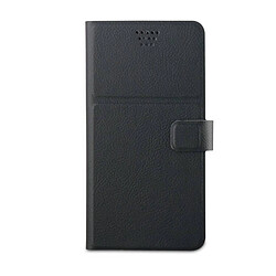 Muvit Étui de Protection pour Smartphone 5.5" Folio Universel Noir