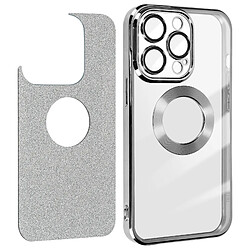 Avizar Coque iPhone 14 Pro Max Paillette Argent