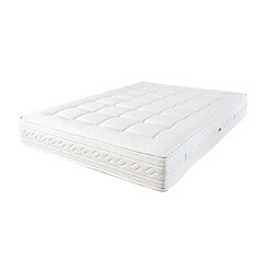 Mes Matelas ressorts ensachés 140x190 cm capitonné - CONFORT PALACE