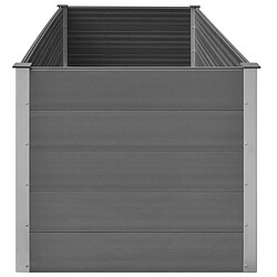 Acheter vidaXL Lit surélevé de jardin Gris 200x100x91 cm WPC