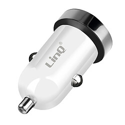 LinQ Chargeur Allume-Cigare Voiture 38 W Power Delivery + USB Quick Charge Blanc