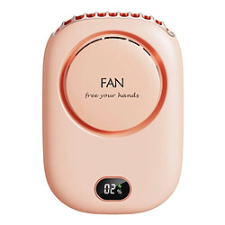 JJBRDZ-Fan Mini Refroidisseur USB Ventilateur Rechargeable Portable De Voyage Portable Silencieux Petits Ventilateurs De Refroidissement Électriques Rose