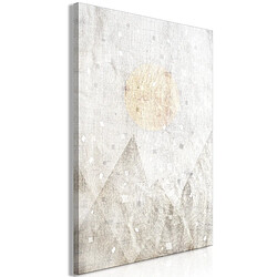 Decoshop26 Tableau toile de décoration murale impression premium en 1 partie sur châssis en bois motif Mai enneigé 20x30 cm 11_0014392