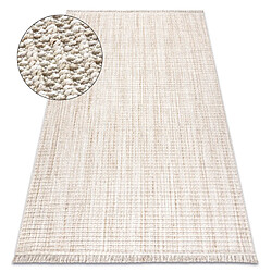 RUGSX Tapis NANO FH72A Melange, bouclé, tissé plat beige 120x170 cm